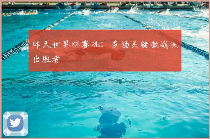 昨天世界杯赛况：多场关键激战决出胜者